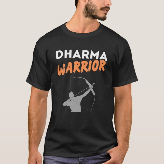 Camiseta Guerreiro Dharma Inspirando a Cultura Espiritual H (Frente)