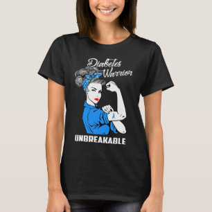 Camiseta Guerreiro Diabetes Consciência da Diabetes Insepar