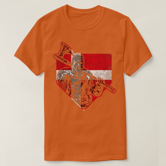 Camiseta Guerreiro Dinamarquês Viking 2 (Frente do Design)
