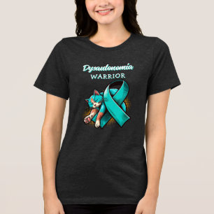 Camiseta Guerreiro Disautonomia POTES Fita e Gato Sonolen