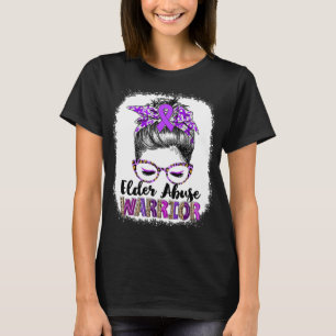 Camiseta Guerreiro do Abuso de Idosos de Coque Desgrenhado