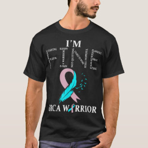 Camiseta Guerreiro do BRCA Im Conhecimento do cancer Bela