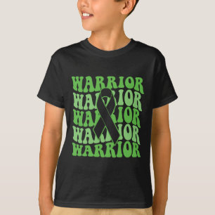 Camiseta Guerreiro do Câncer do Ducto Biliar Fita Verde de 