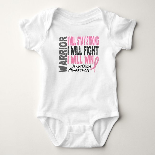 Camiseta Guerreiro do cancro da mama (Frente)