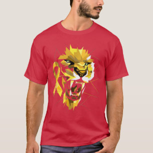 Camiseta Guerreiro do Leão Cancer na Infância - Consciência