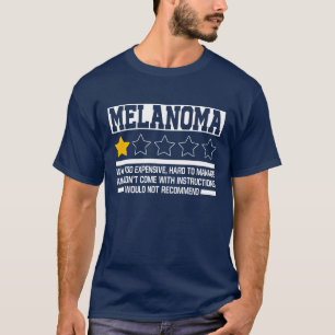Camiseta Guerreiro do Melanoma Conscientização do Câncer de