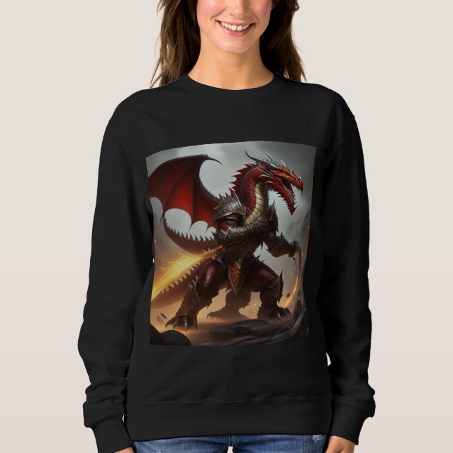 Camiseta Guerreiro dragão vermelho  (Frente)