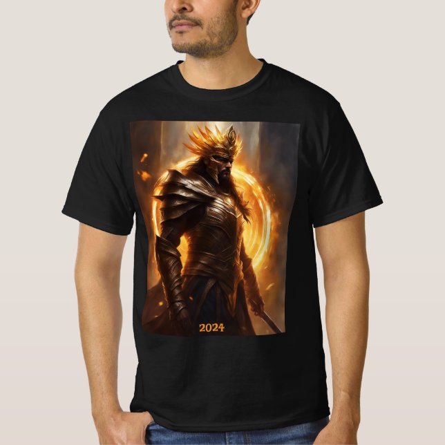 Camiseta Guerreiro Eclipse Solar Total em Armor 2024 (Frente)