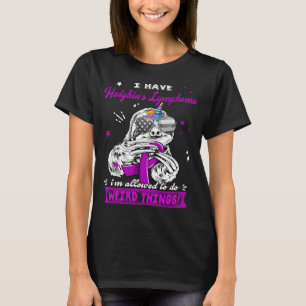 Camiseta Guerreiro Engraçado da Linfoma de Hodgkin da Pregu