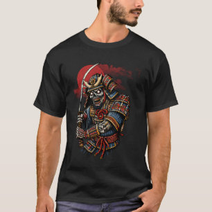 Camiseta Guerreiro Espírito Samurai Bushido Japonês Katana