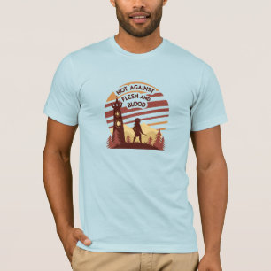 Camiseta Guerreiro espiritual "Não Contra Carne e Sangue"