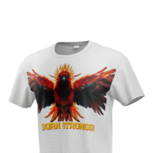 Camiseta 🔥 Guerreiro Fênix Inferno - Chama Épica