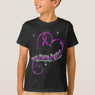 Camiseta Guerreiro Forte Resiliente da Fibromialgia Conscie