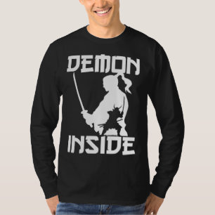 Camiseta Guerreiro Japonês Demônio Samurai Katana Espada Ja