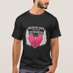 Camiseta Guerreiro Orgulhoso Gigi Zipper Heart Com Anjos