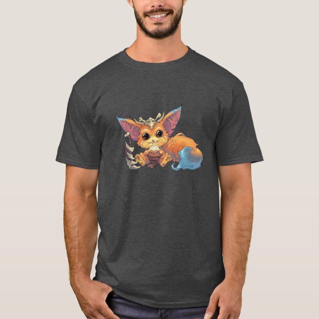 Camiseta Guerreiro Primitivo Da Raposa (Frente)
