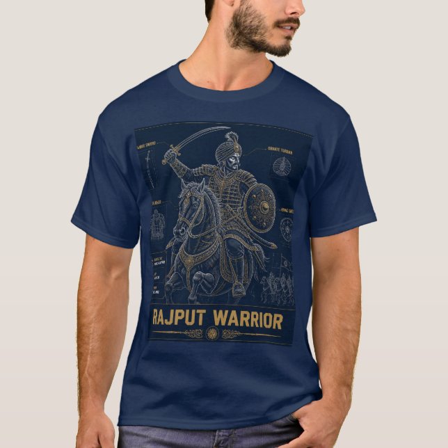 Camiseta Guerreiro Rajput (Frente)