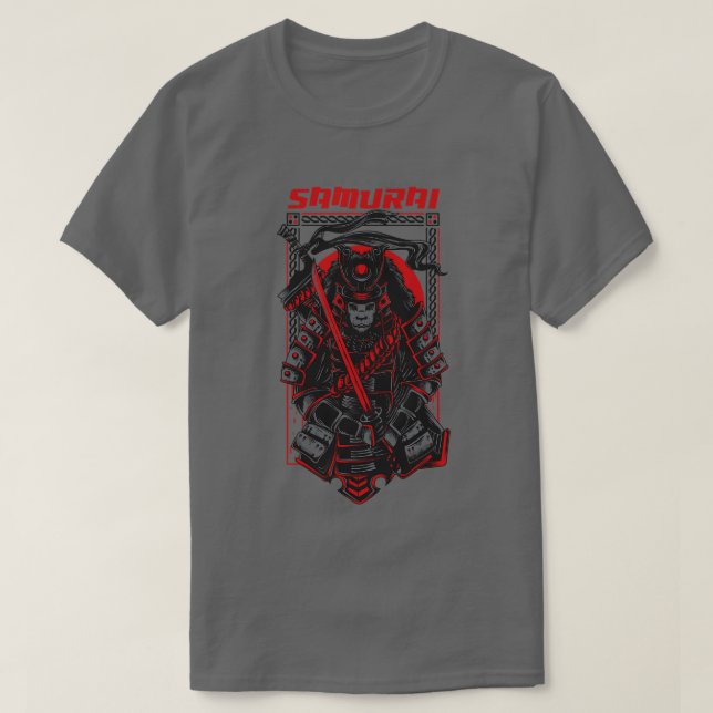 Camiseta Guerreiro Samurai (Frente do Design)
