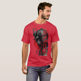Camiseta Guerreiro Samurai Arisco Arte Japonesa a Tinta Sol