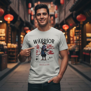 Camiseta Guerreiro Samurai Épico Cultura Japonesa Katana Ma