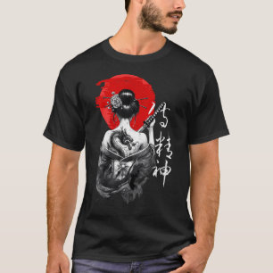 Camiseta Guerreiro Samurai Japonês Bushido Katana