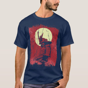 Camiseta Guerreiro Samurai Japonês Vintage Japão Fighter (2