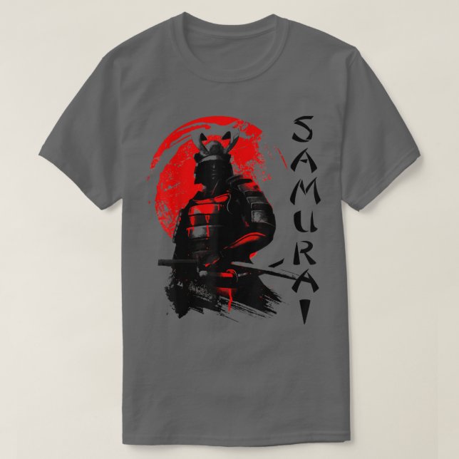 Camiseta Guerreiro Samurai, lutador do Samurai T  (Frente do Design)