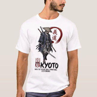 Camiseta Guerreiro Samurai Ronin Japonês Arte Bushido de Ky
