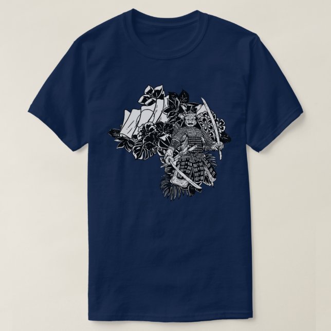 Camiseta Guerreiro Sanitário Japonês Samurai  (Frente do Design)