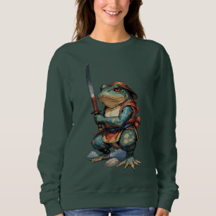 Camiseta Guerreiro Sapo Samurai com Katana