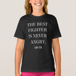 Camiseta Guerreiro sem raiva Lao Tzu