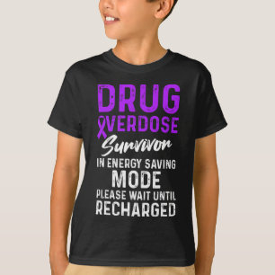 Camiseta Guerreiro Sobrevivente Consciente de Overdose de D
