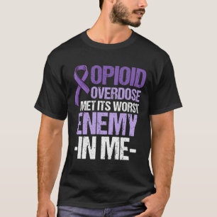 Camiseta Guerreiro Sobrevivente Consciente de Sobredose de