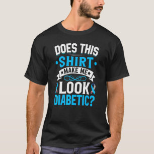 Camiseta Guerreiro Sobrevivente de Diabetes Fita Azul de Co