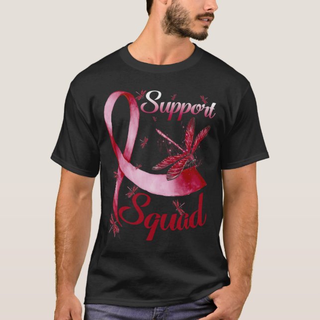 Camiseta Guerreiro Suporta Dragonfly Brain Aneurysm Awa (Frente)