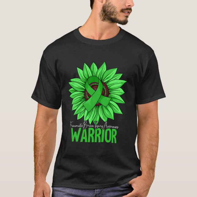 Camiseta Guerreiro Traumático Sensibilização para lesões ce (Frente)