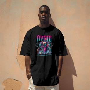 Camiseta Guerreiro Urbano Cyberpunk Neon