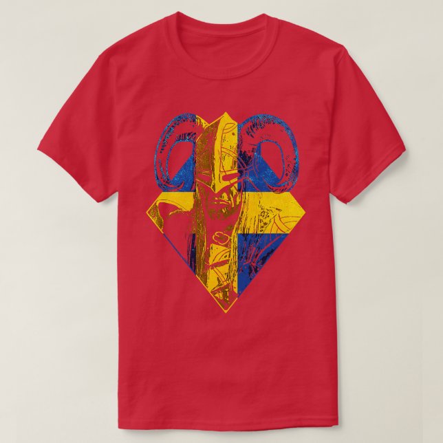 Camiseta Guerreiro Viking Sueco 7 (Frente do Design)