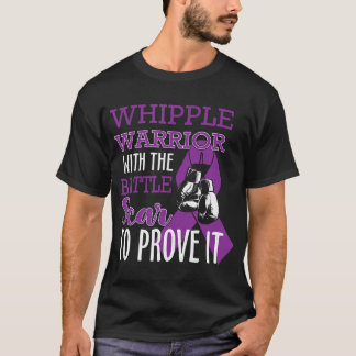 Camiseta Guerreiro Whipple com Câncer de pâncreas de cicatr