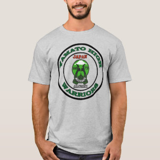 Camiseta guerreiros 1960-1973 do segundo grau de yamato