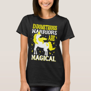 Camiseta Guerreiros da Endometriose Mágica do Unicórnio