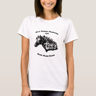 Camiseta Guerreiros de Cavalos Selvagens para Bacia de Lava