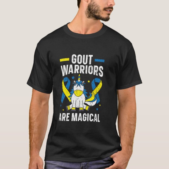 Camiseta Guerreiros de Gout são uma consciência mágica de G (Frente)