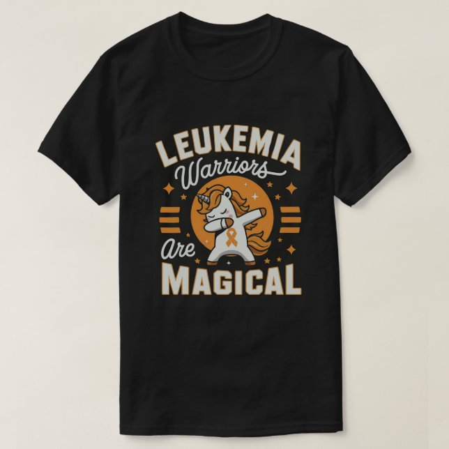 Camiseta Guerreiros de Leucemia São Leucemia Magna Unicórni (Frente do Design)