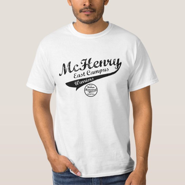 Camiseta Guerreiros do leste do terreno de McHenry (Frente)