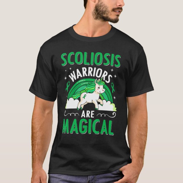 Camiseta Guerreiros Scoliose São Consciência da Escoliose M (Frente)