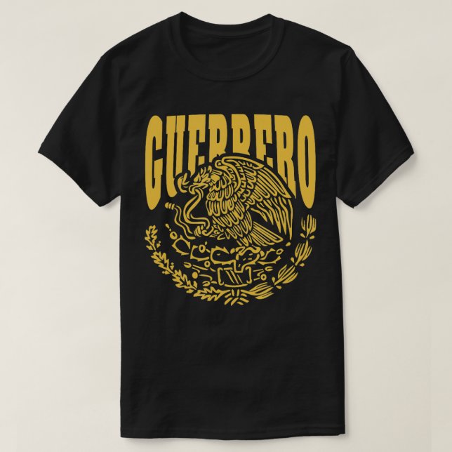 Camiseta Guerrero Mexico State Phone (Frente do Design)