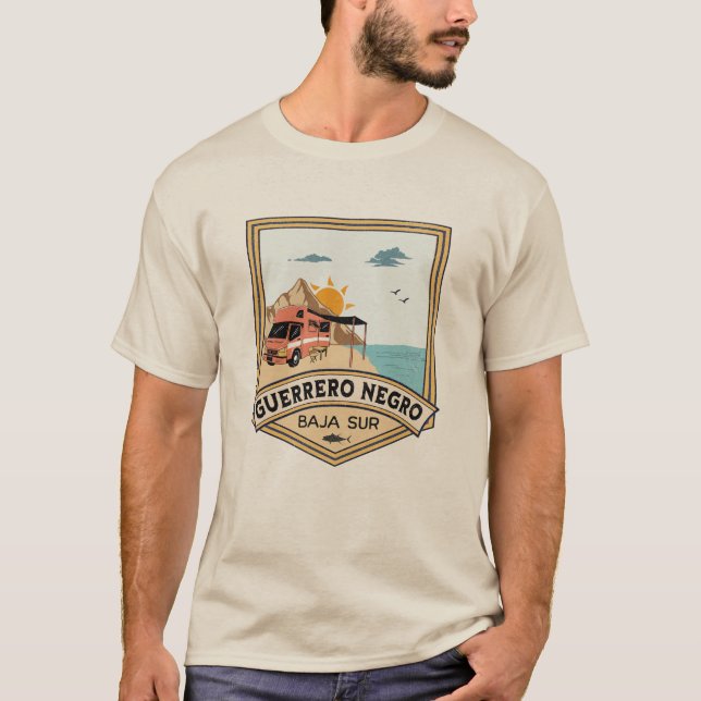 Camiseta Guerrero Negro Baja California Sur México (Frente)
