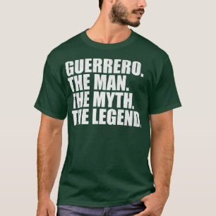 Camiseta GuerreroGuerrero Nome da família Guerrero sobrenom