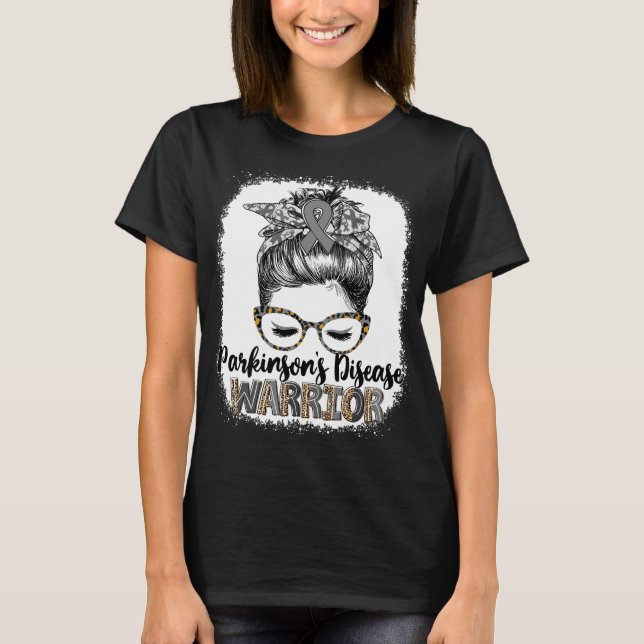 Camiseta Guerrerra da Doença de Parkinson com Coque Desarru (Frente)